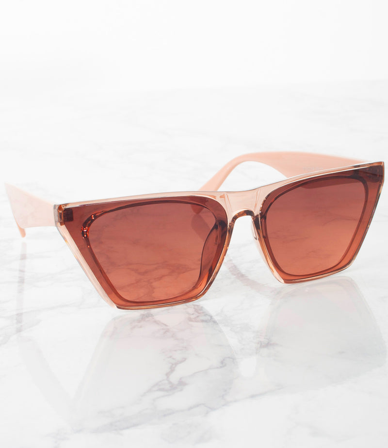 Single Color Sunglasses - P7422AP-PEACH - Pack of 6 - $3.5/piece