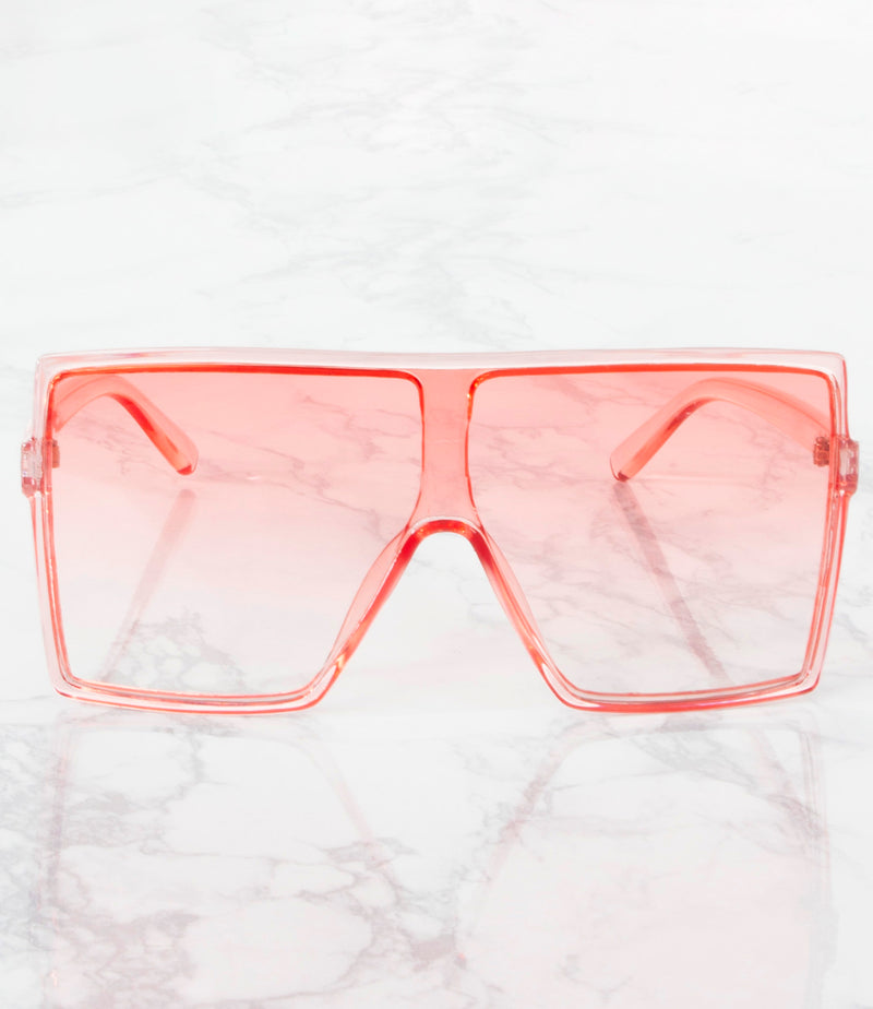 Single Color Sunglasses - P8294-PINK- Pack of 6 - $2.5/piece