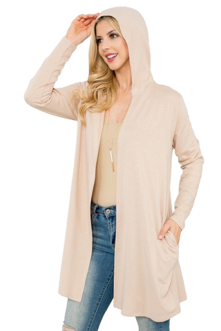 Taupe Round Neck Curved Hem Knit Sweater - Pack of 6