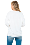 Long Sleeve French Terry Top with Kangaroo Pocket Top Ivory - Pack of 4