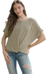 Dark Mocha Long Sleeve Cropped Top - Pack of 6