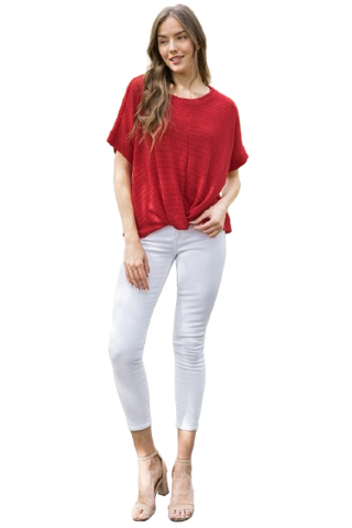 Dark Mocha Long Sleeve Cropped Top - Pack of 6